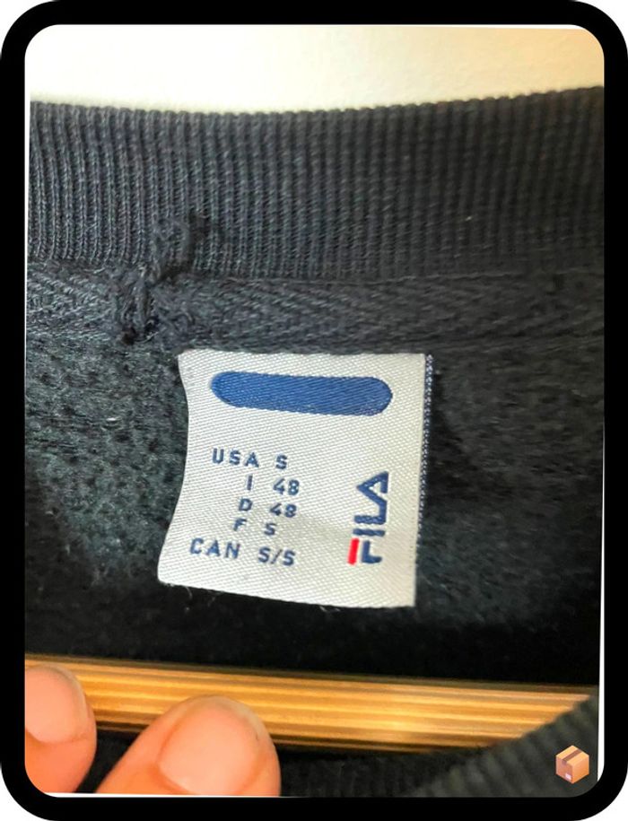 Sweat FILA – Taille S – Noir – Homme - photo numéro 3