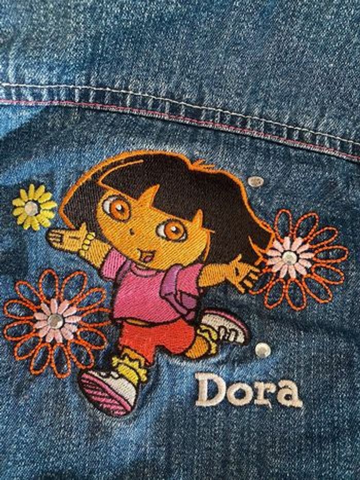 Veste jean brodée Dora  l’exploratrice - photo numéro 7
