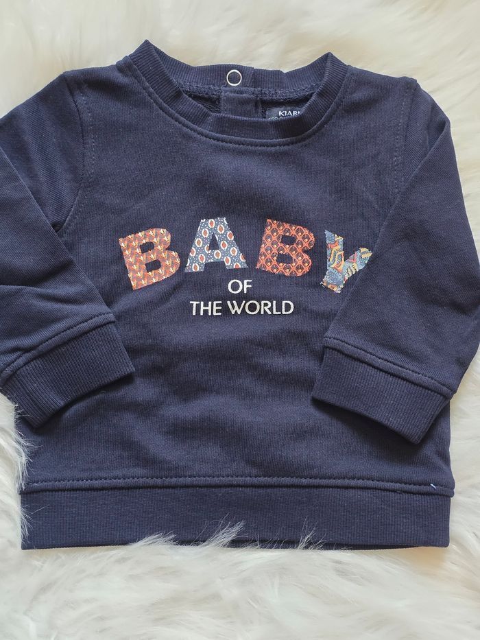 NEUFS (NON PORTÉS)😍🤩💙💙 deux  sweats 9 MOIS garçon 🤩😍💙💙 - photo numéro 6