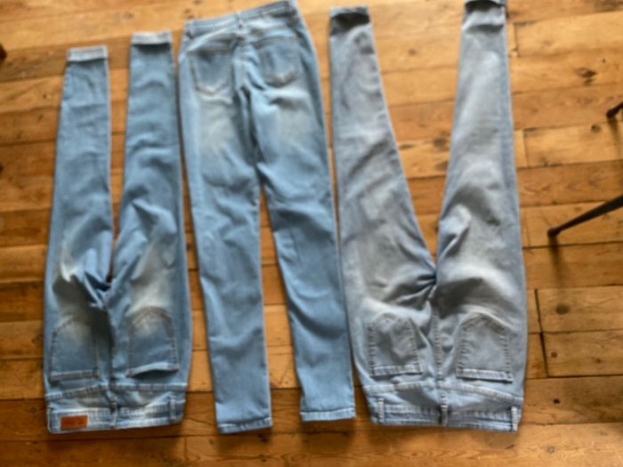 Lot 3 jeans skinny taille haute S 36 Shein - photo numéro 6