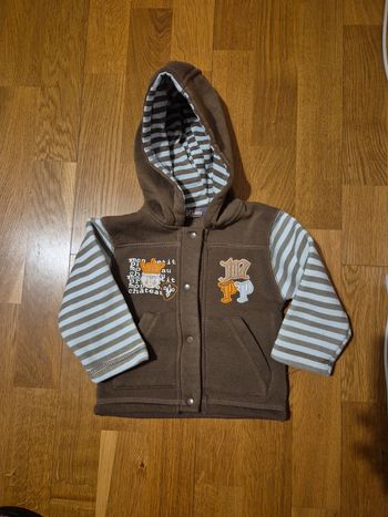Gilet pression capuche taille 12 mois