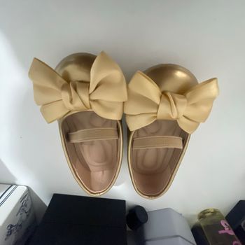 Ballerine a Noeud Doré
