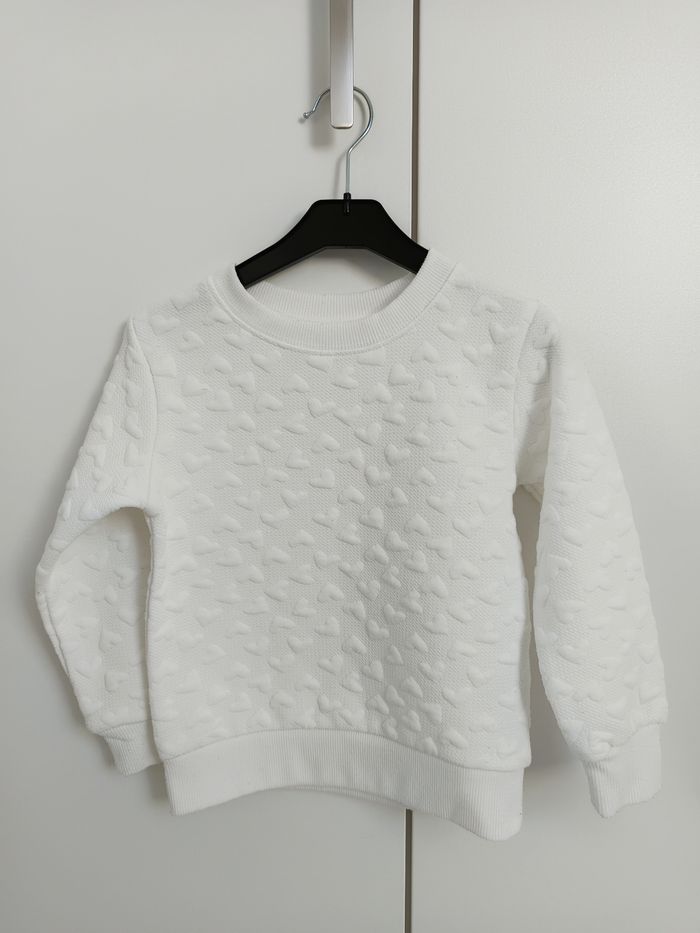 Sweat blanc 98-104 cm Zeeman - photo numéro 6