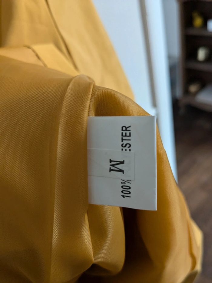 Veste coupe vent imperméable jaune M - photo numéro 4
