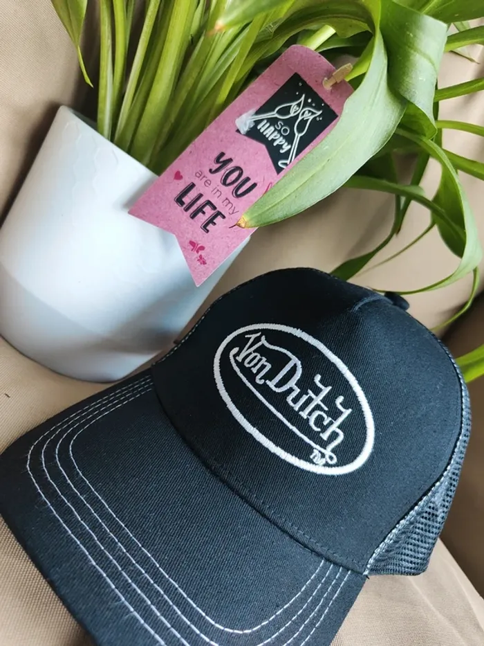 Casquette Trucker Von Dutch noire