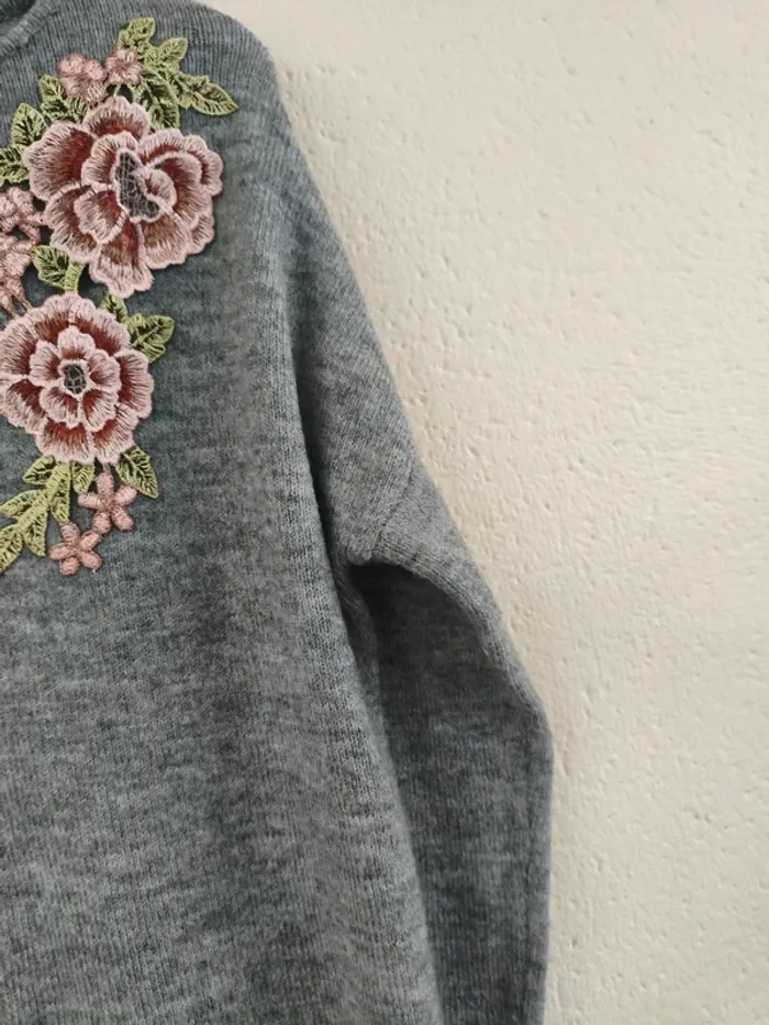 Pull gris - Yessica - taille 44 - photo numéro 6