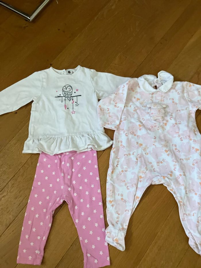 Lot 2 pyjamas légers 9 mois