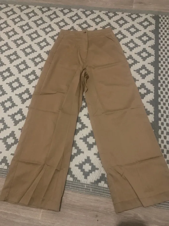 pantalon à jambes larges - photo numéro 5