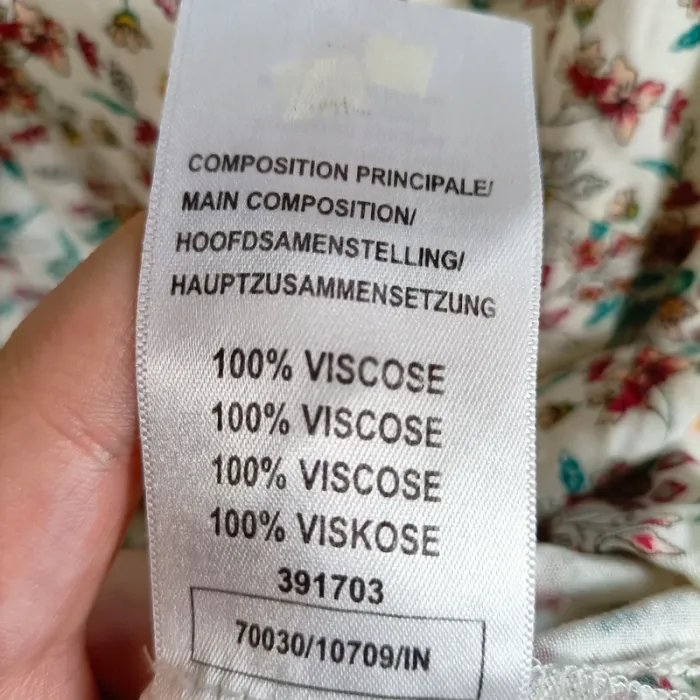 Chemise fluide à fleurs Damart taille 46 manches longues 100 % viscose imprimé coloré A1290 - photo numéro 6