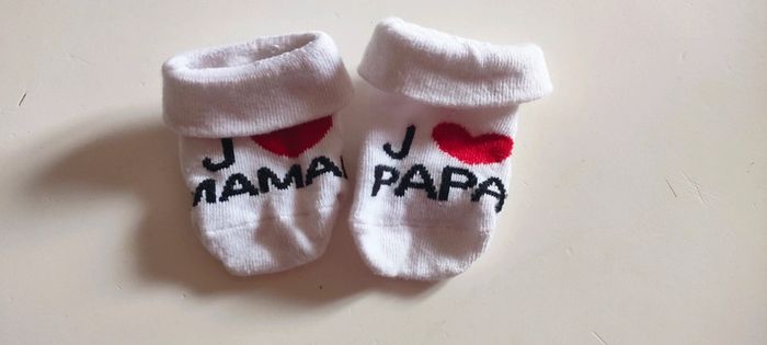 Chaussette bébé 0-6 mois