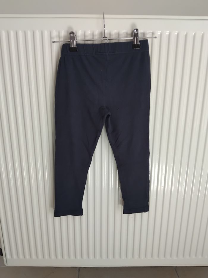 Legging bleu marine fille 6/7 ans - photo numéro 3