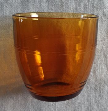 Lot de 12 verres ambrés – Duralex - Vintage