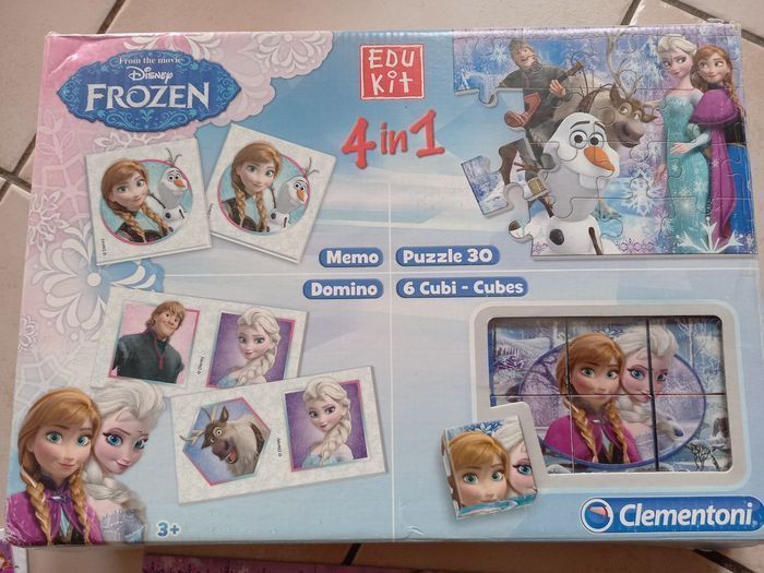 Malette de jeux la reine des neiges 4en1 - photo numéro 2