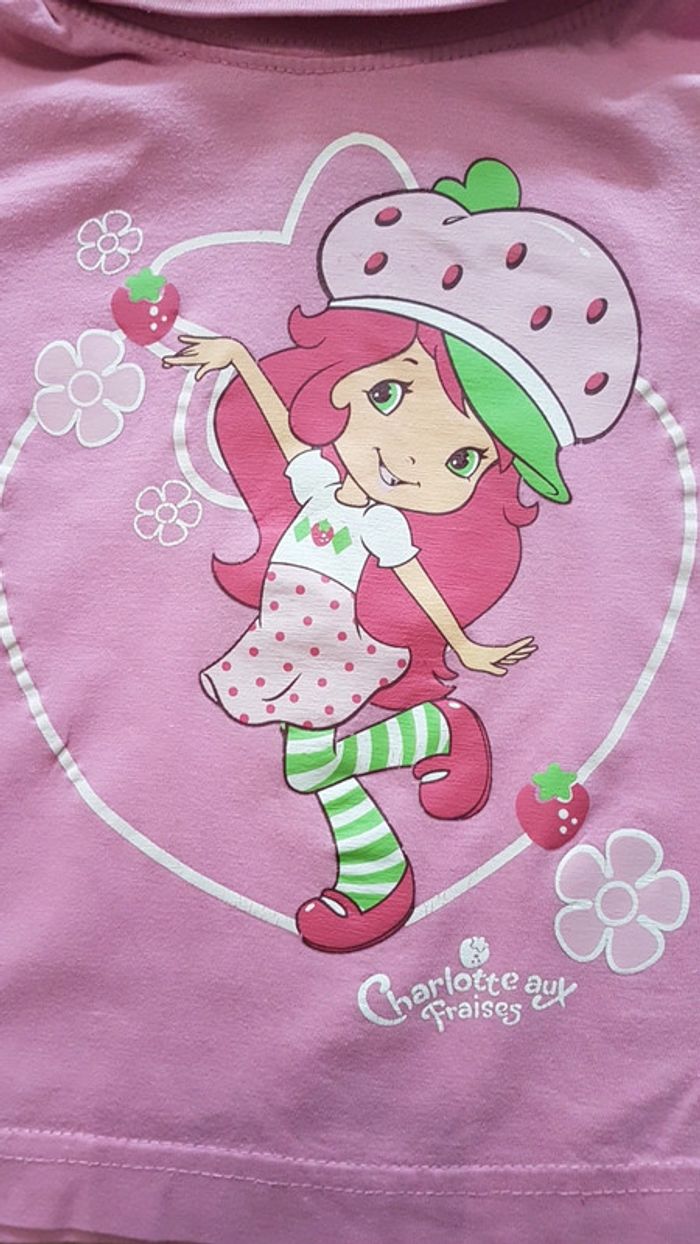 Col roulé rose charlotte aux fraises 3 ans - photo numéro 2