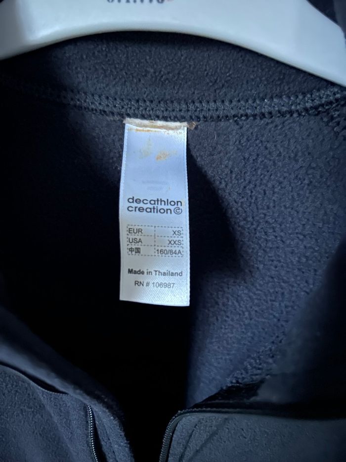 Pull camionneur polaire noir XS Quechua Novadry Decathlon - photo numéro 5