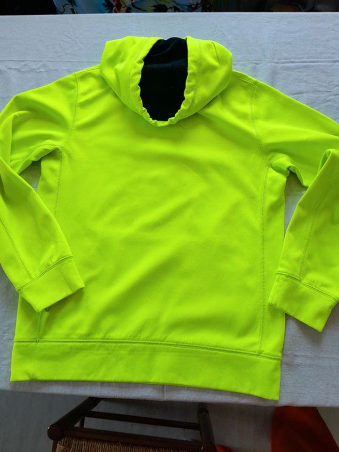 Beau sweat capuche  hoodies Nike jaune fluo - photo numéro 11