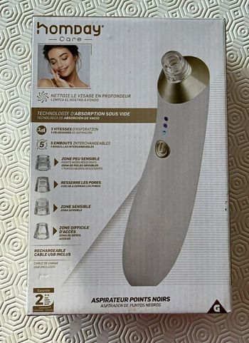 Aspirateur points noirs