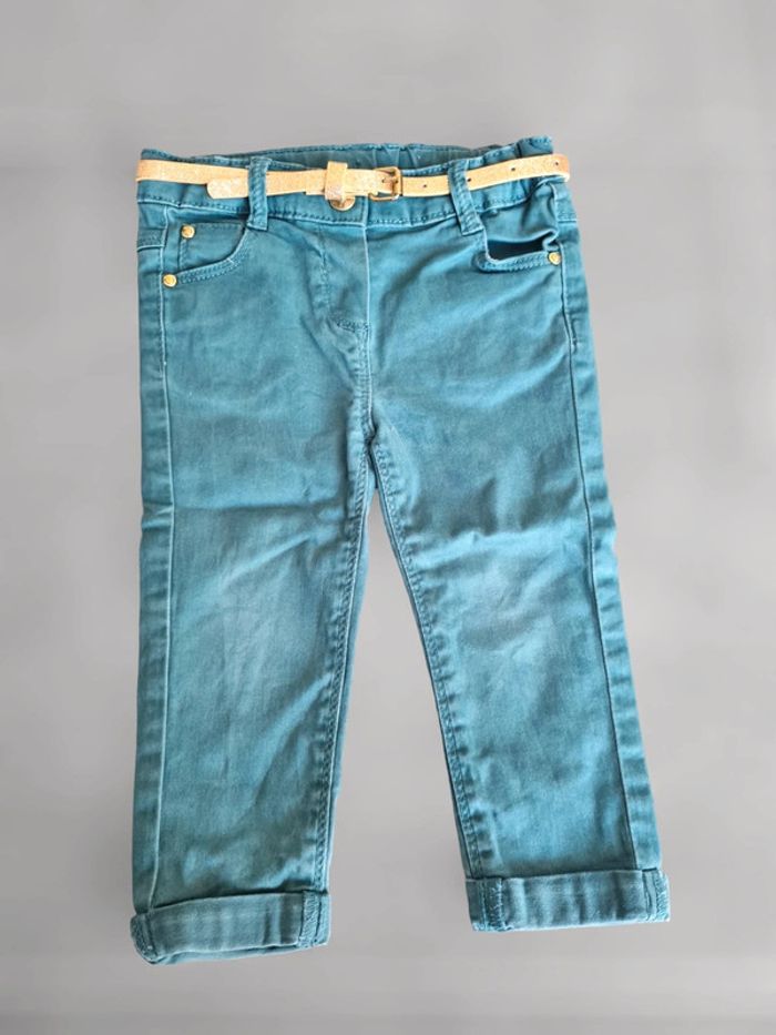 Jeans fille et ceinture