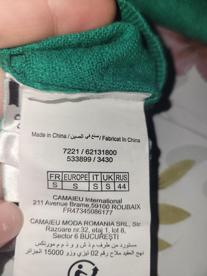 Pull vert - photo numéro 3