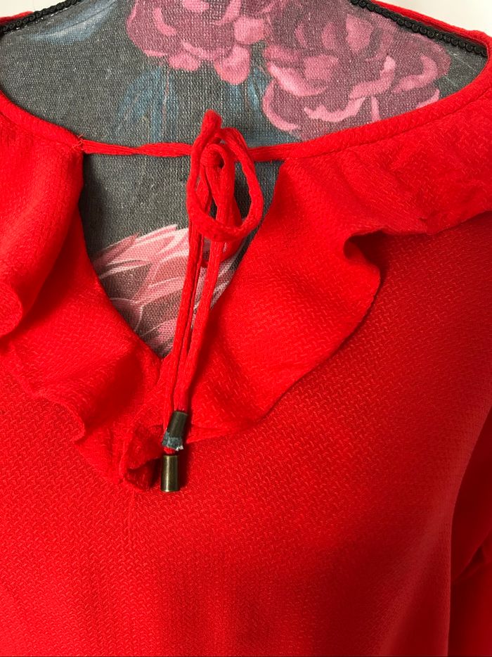 Blouse Promod rouge taille 44 - photo numéro 4