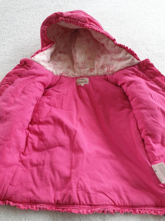 Manteau rose bébé fille 6 mois - photo numéro 4