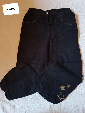 Pantalon velour orchestra 6 ans