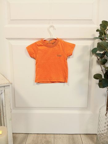 T-shirt bébé garçon PIK OUIC – 3 mois – Orange été