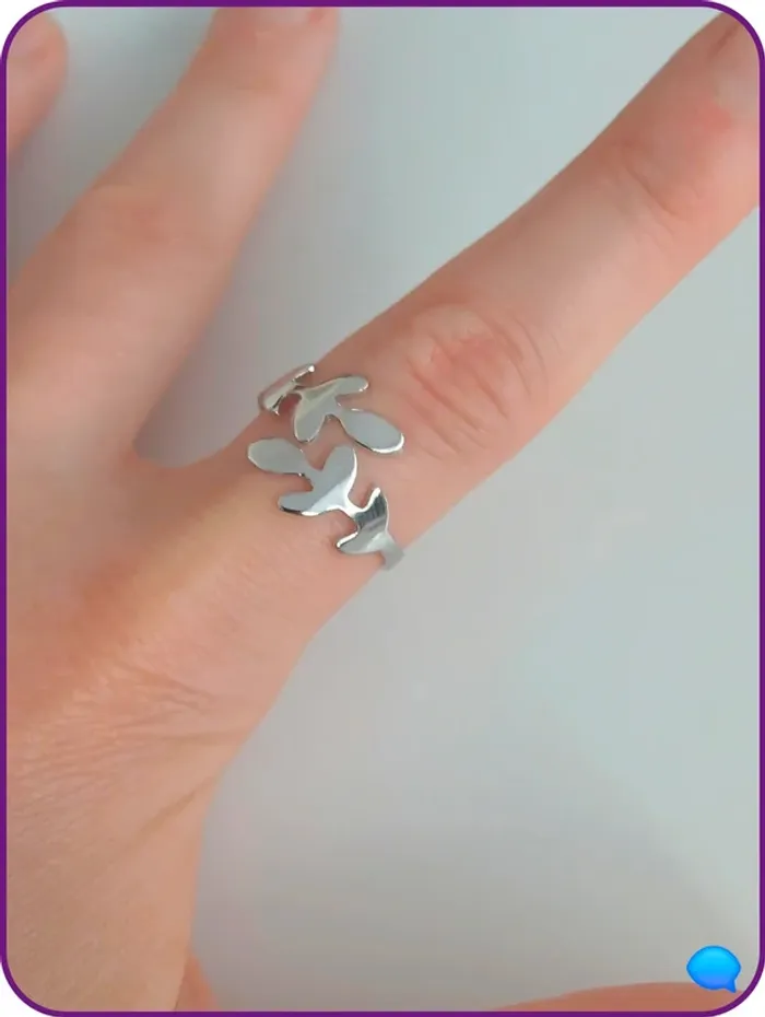 Bague argentée tendance – Acier inoxydable – Intemporelle & brillante - photo numéro 2