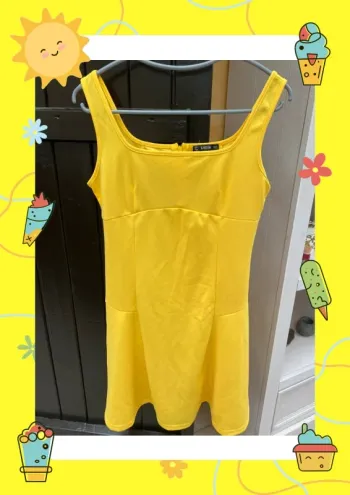 Robe d'été jaune Shein 38 M