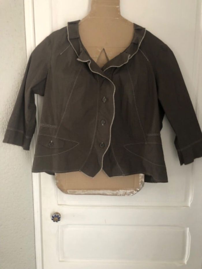 AN8- Veste légère « perspective » T 48 portée 2 fois