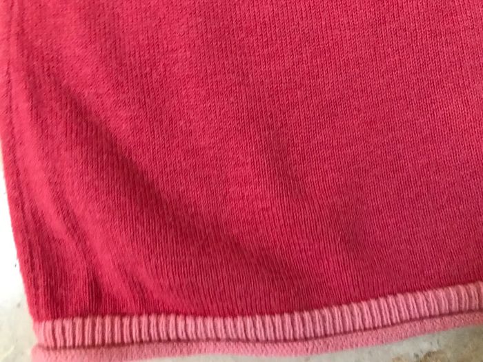 Robe rose foncé en lainage pour fillette 4 Ans - photo numéro 3