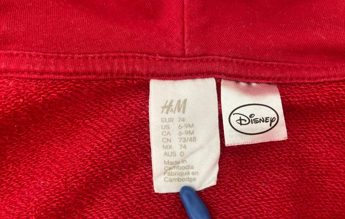 gilet à capuche zippée Minnie Disney taille 9/12 mois - photo numéro 5