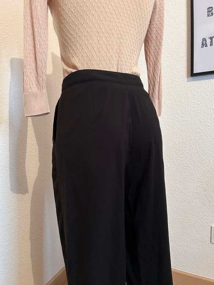 Pantalon noire droit fluide tailleur - Taille 34 XS - photo numéro 5