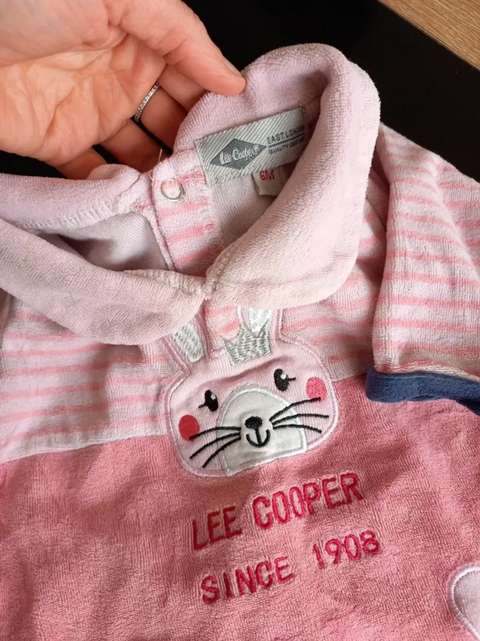 Pyjama bébé Lee Cooper 6 mois - photo numéro 3