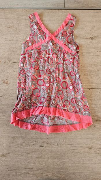 Blouse d été légère sans manche, rose, Funny Ring, 10 ans