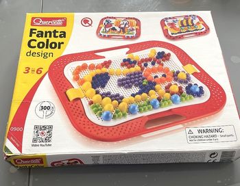 Jeu de mosaïques à clous Quercetti Fanta Color Design