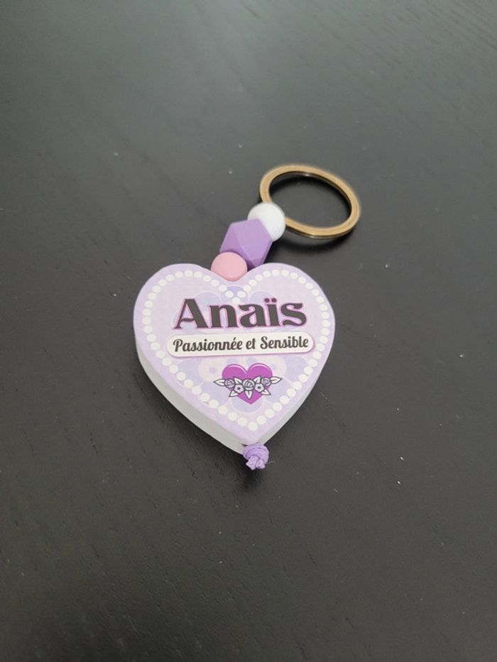Porte clé anais neuf prénom - photo numéro 2