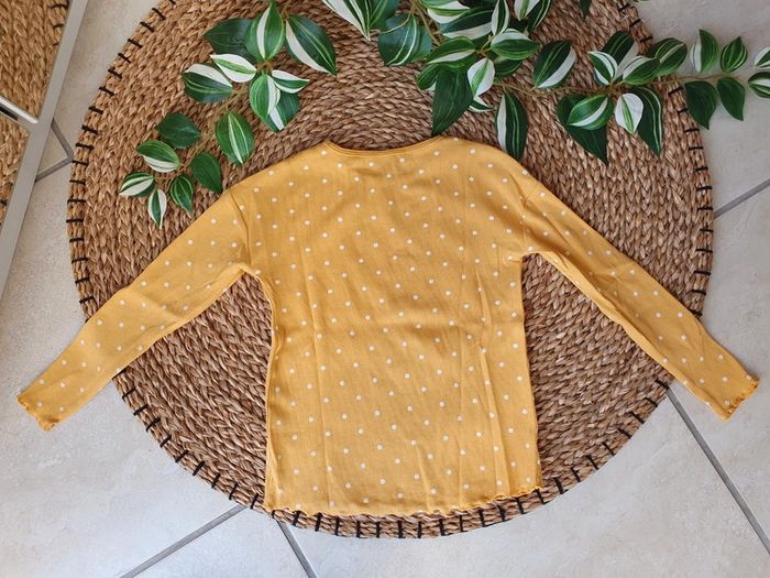 Lot de 2 tee-shirts sous-pulls manches longues fille 5-6 ans - photo numéro 3