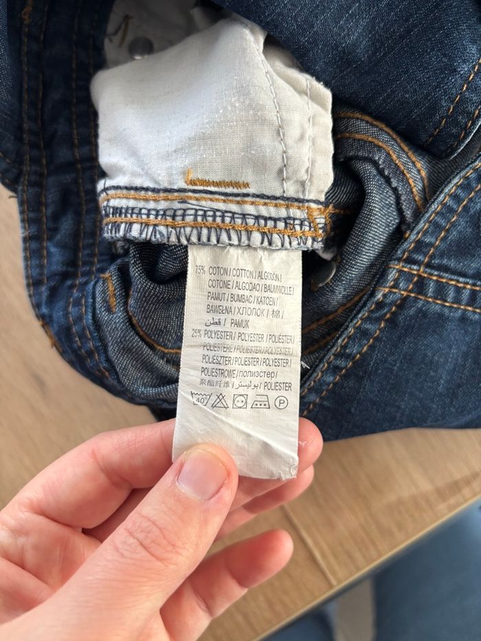 Robe salopette jeans taille 4 ans - photo numéro 3