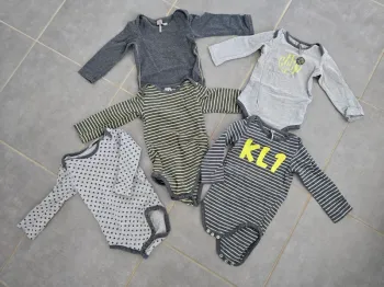 Lot de 5 bodies manches longues