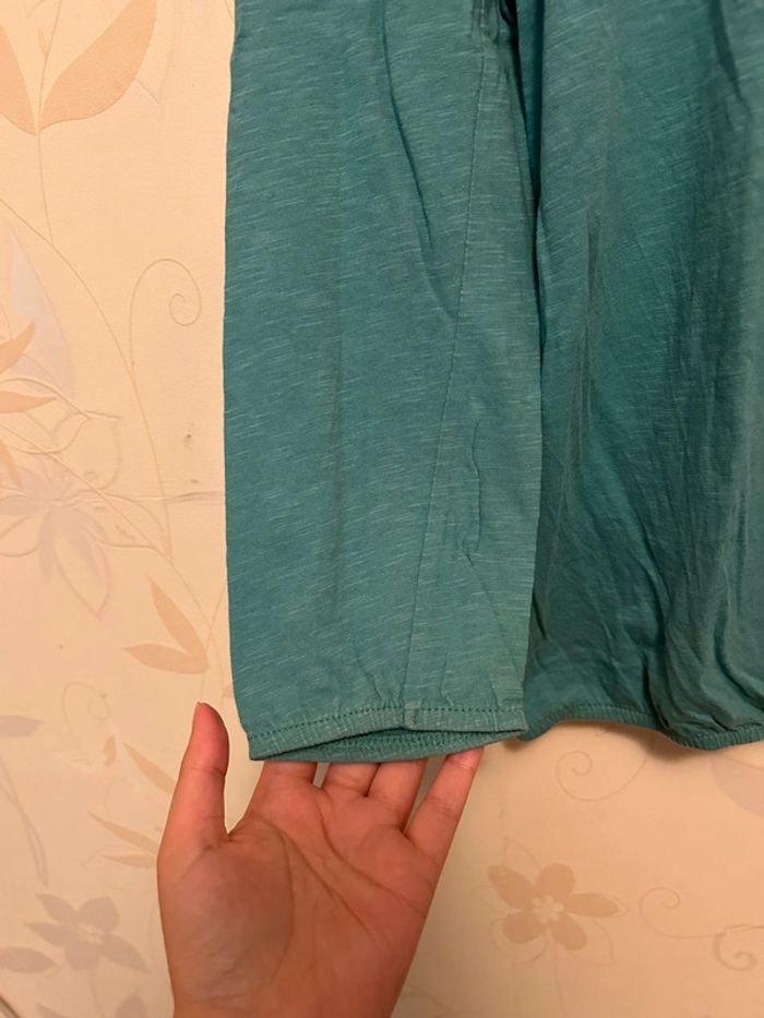 Blouse bohème bleu taille xs - photo numéro 4