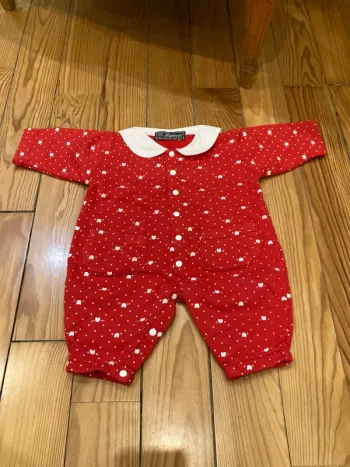 Pyjama fille 6 mois rouge