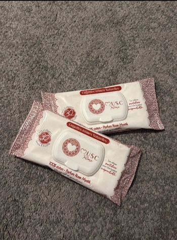 Lingettes nettoyante Musc intime 