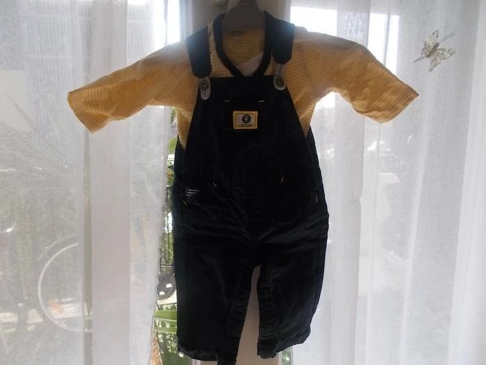 Salopette avec tee shirt