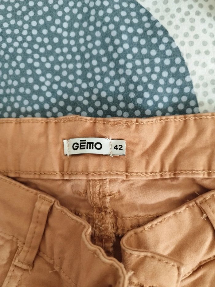 Pantalon jean marron - photo numéro 2