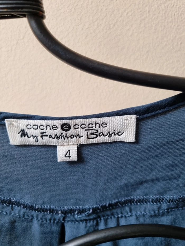 Chemisier bleu fluide - photo numéro 2