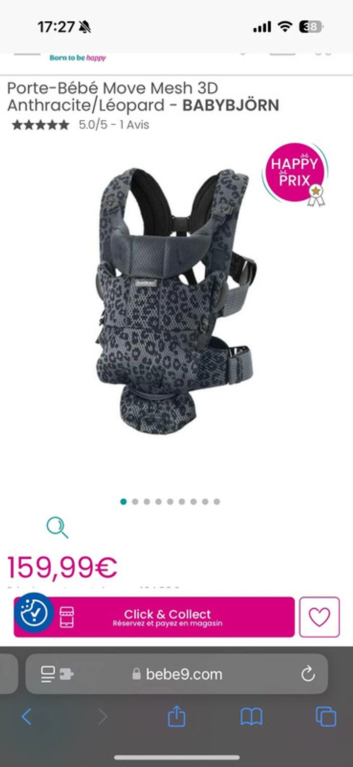 Porte bébé Babybjörn - photo numéro 4