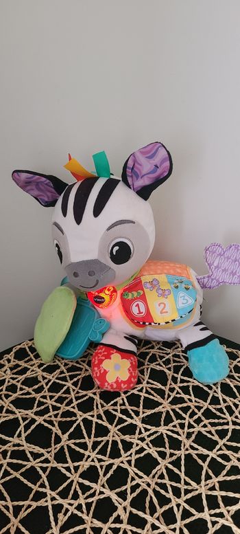 VTech – Timéo, P'tit Zèbre D'activités, Peluche Bébé Interactive