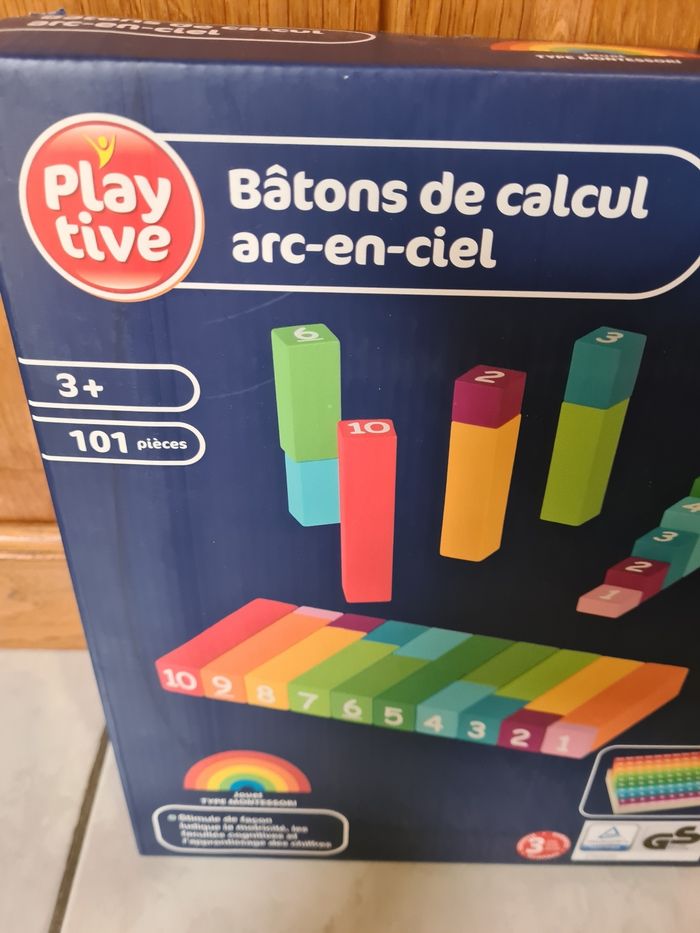 Bâtons de calcul  arc-en-ciel  playtive - photo numéro 6
