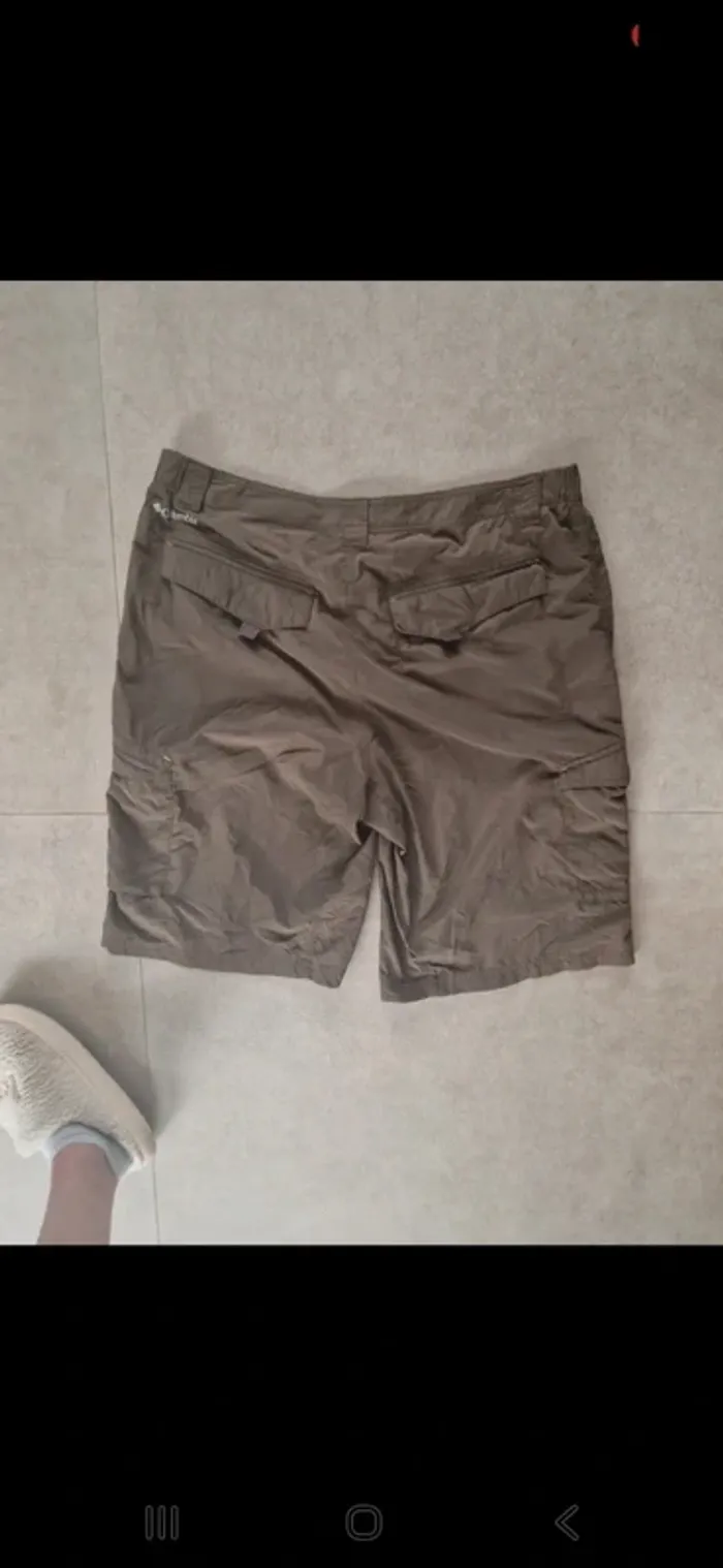 Short cargo randonnée  kaki Colombia vintage xxl très bon état - photo numéro 8
